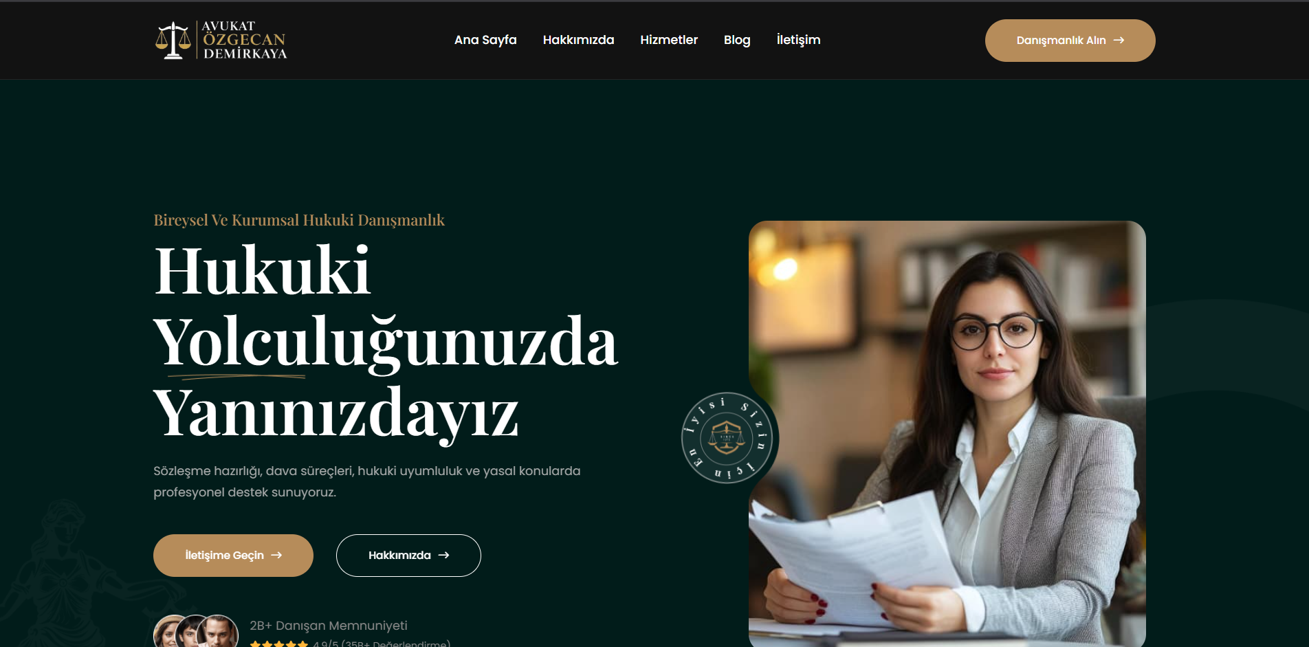 Özgecan Demirkaya | Kurumsal Hukuk & Özel CMS